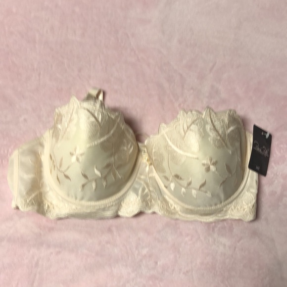 NWT Rene Rofe 36C convertible bra.  Underwire.  Cream. - Picture 5 of 6